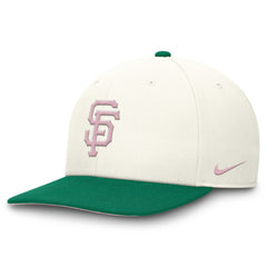 San Francisco Giants Nike Sail Pro Performance Snapback Hat - Cream/Green Hats