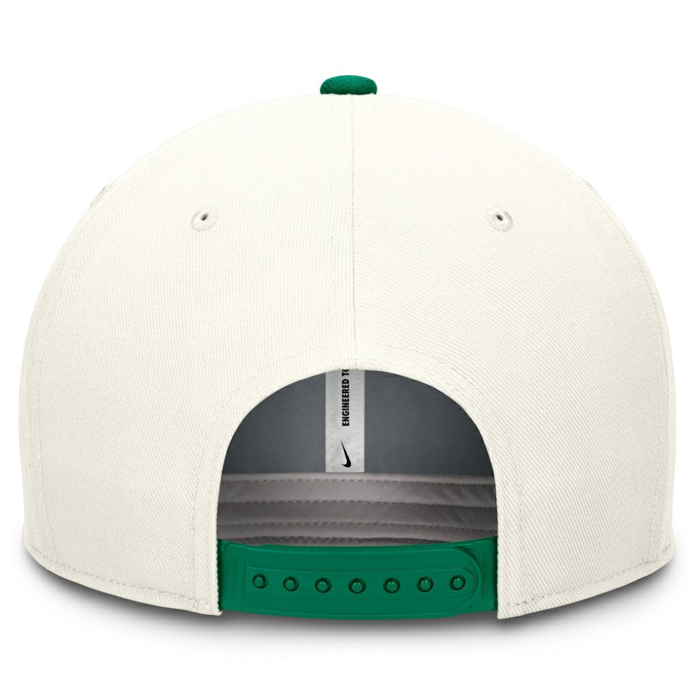 Tampa Bay Rays Nike Sail Pro Performance Snapback Hat - Cream/Green Hats