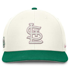 St. Louis Cardinals Nike Sail Pro Performance Snapback Hat - Cream/Green Hats