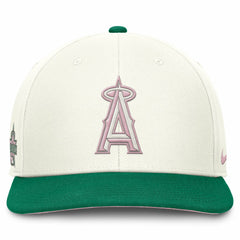 Los Angeles Angels Nike Sail Pro Performance Snapback Hat - Cream/Green Hats