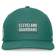 Cleveland Guardians Nike Bicoastal Pro Performance Snapback Hat - Green Hats