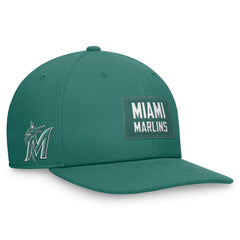 Miami Marlins Nike Bicoastal Pro Performance Snapback Hat - Green Hats