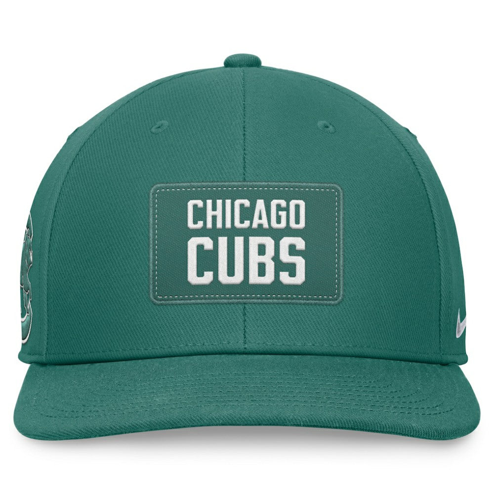 Chicago Cubs Nike Bicoastal Pro Performance Snapback Hat - Green Hats