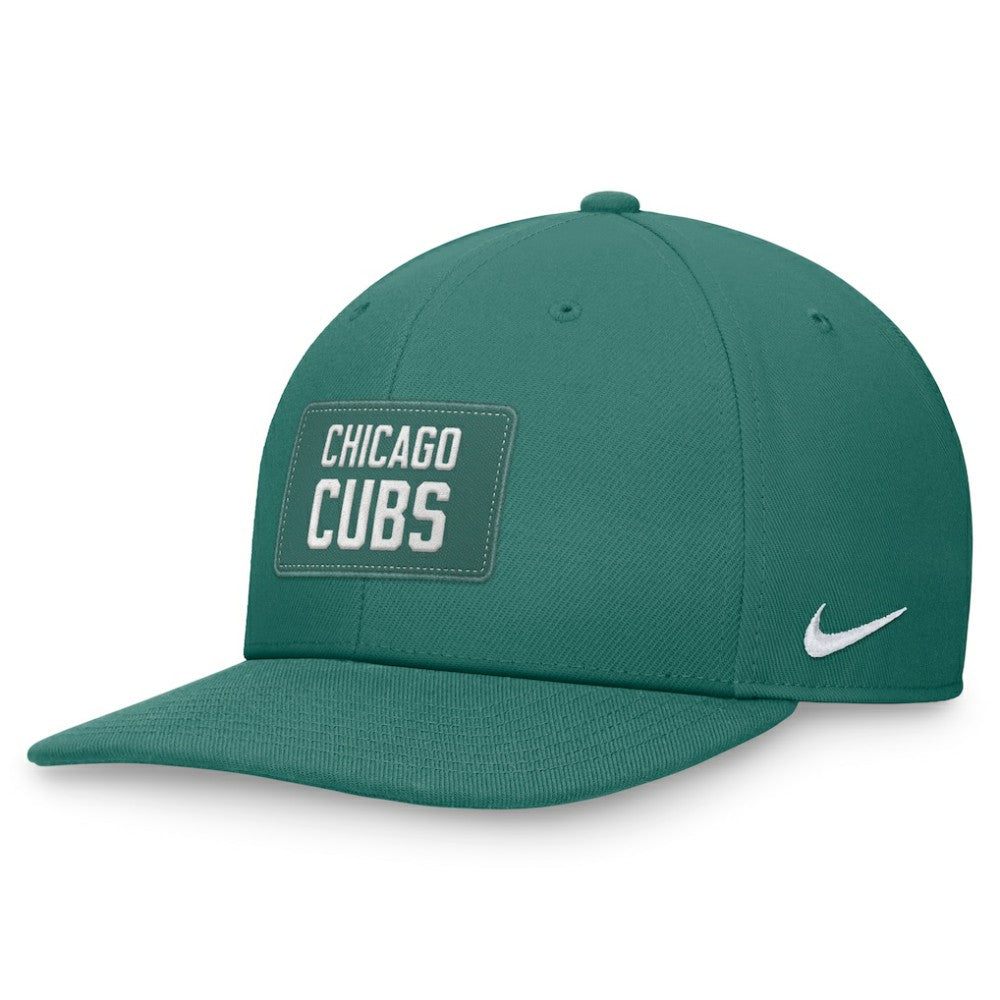 Chicago Cubs Nike Bicoastal Pro Performance Snapback Hat - Green Hats