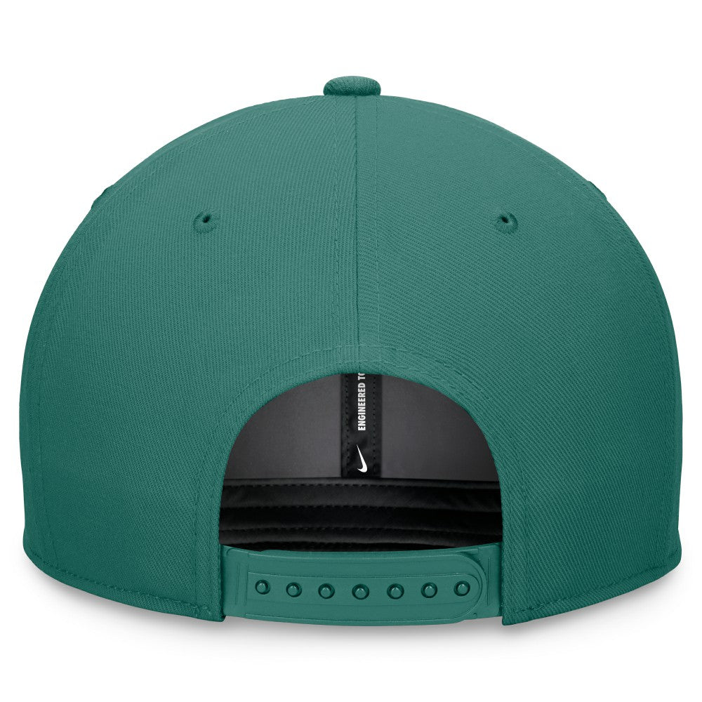 Kansas City Royals Nike Bicoastal Pro Performance Snapback Hat - Green Hats