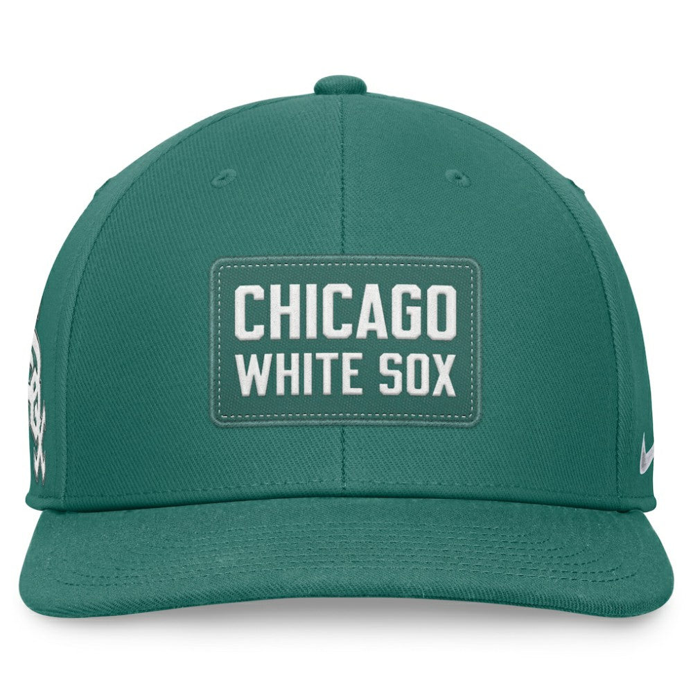 Chicago White Sox Nike Bicoastal Pro Performance Snapback Hat - Green Hats