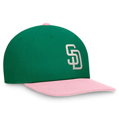 San Diego Padres Nike Malachite Pro Performance Snapback Hat - Green/Pink Hats
