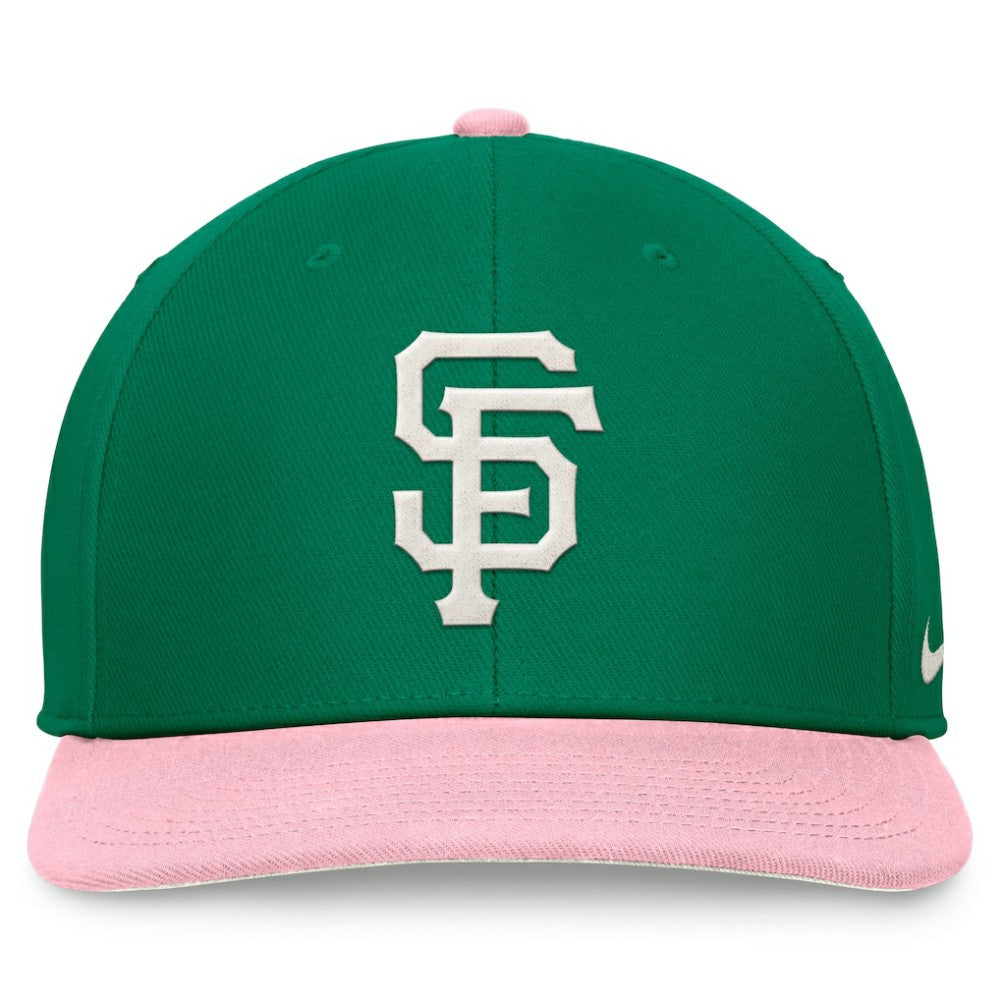 San Francisco Giants Nike Malachite Pro Performance Snapback Hat - Green/Pink Hats