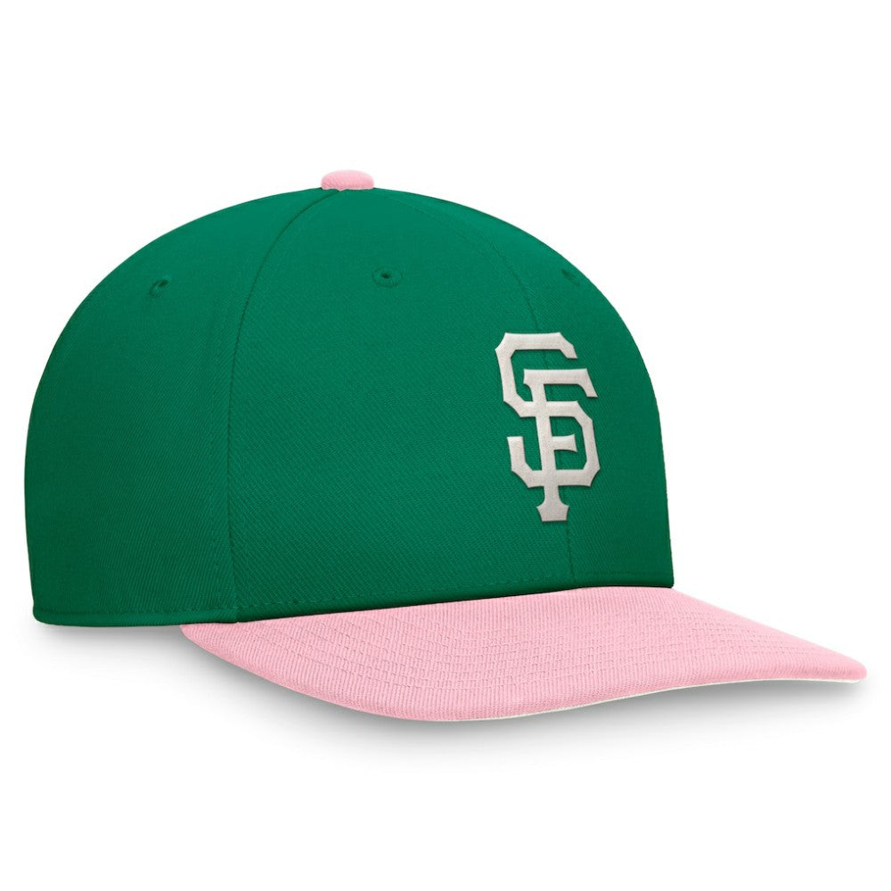 San Francisco Giants Nike Malachite Pro Performance Snapback Hat - Green/Pink Hats