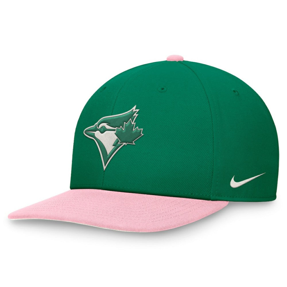 Toronto Blue Jays Nike Malachite Pro Performance Snapback Hat - Green/Pink Hats