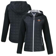 San Francisco Giants Cutter & Buck Women's Cooperstown Collection Rainier Primaloft Eco Full-Zip Hybrid Jacket - Black Jackets