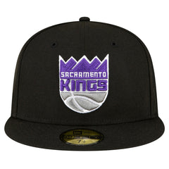 Sacramento Kings 59FIFTY Fitted Hat Black