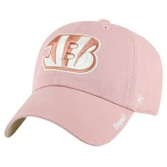 Cincinnati Bengals '47 Women's Ballpark Cheer Dusty Rose Clean Up Adjustable Hat Pink