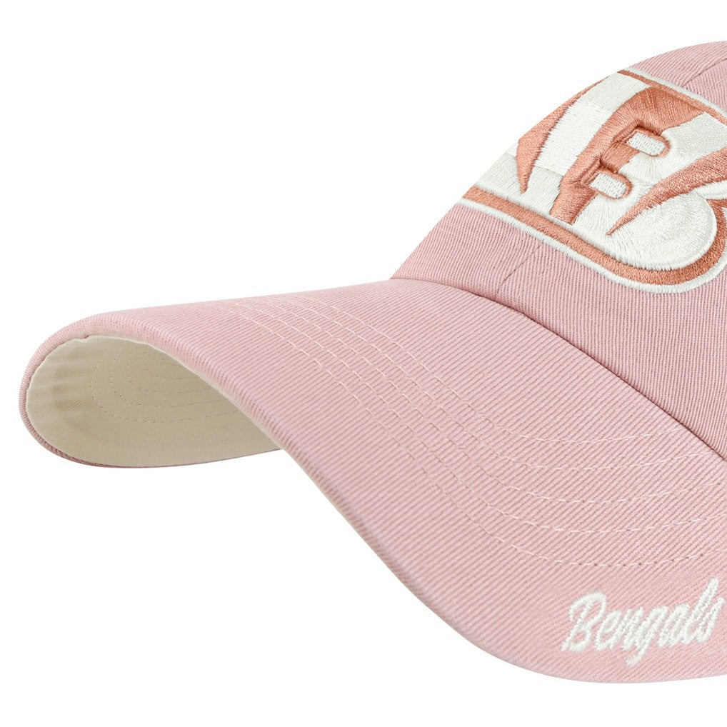 Cincinnati Bengals '47 Women's Ballpark Cheer Dusty Rose Clean Up Adjustable Hat Pink