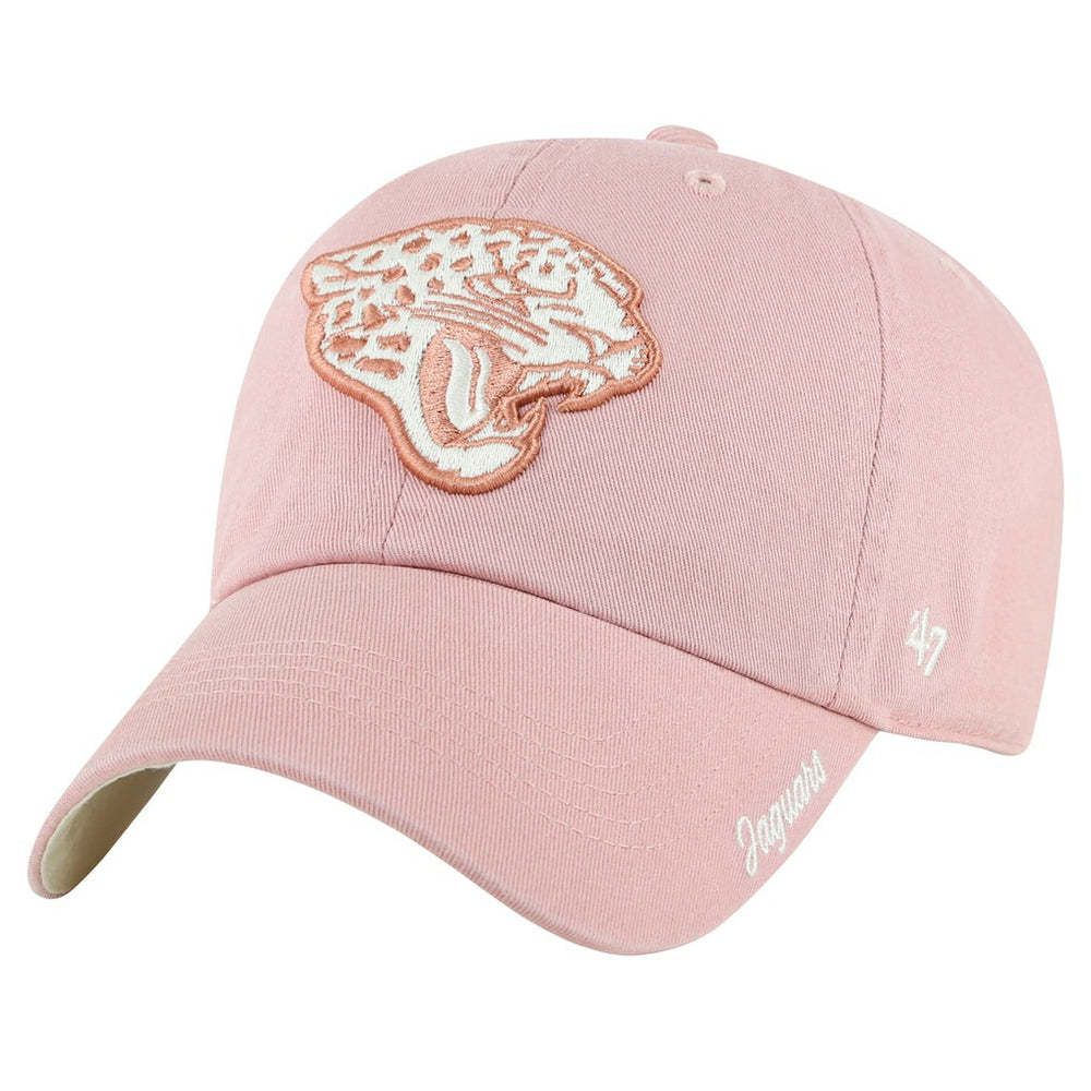 Jacksonville Jaguars '47 Women's Ballpark Cheer Dusty Rose Clean Up Adjustable Hat Pink