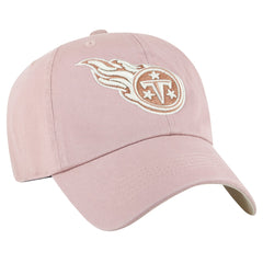 Tennessee Titans '47 Women's Ballpark Cheer Dusty Rose Clean Up Adjustable Hat Pink