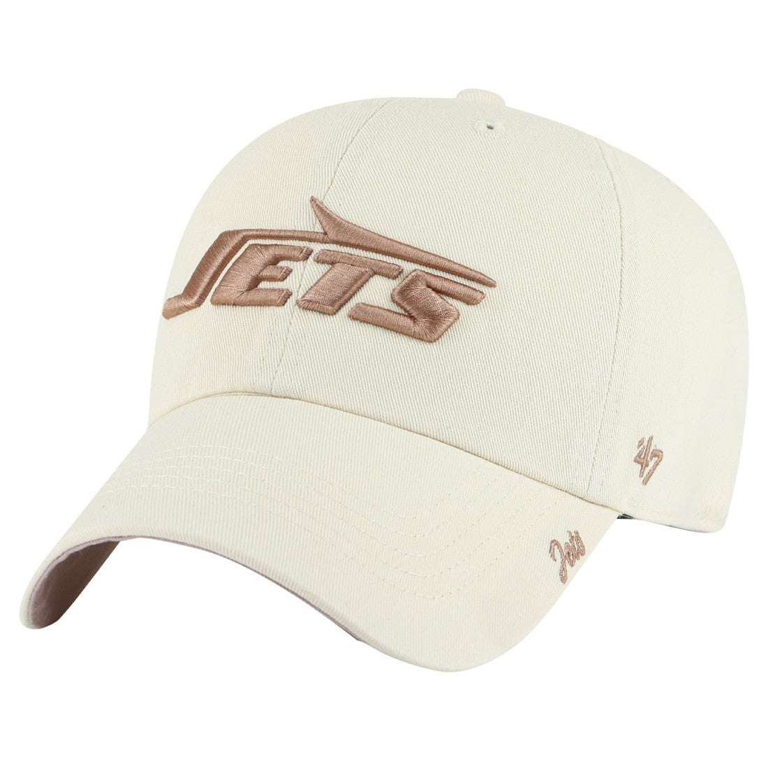 New York Jets '47 Women's Ballpark Cheer Clean Up Adjustable Hat Natural