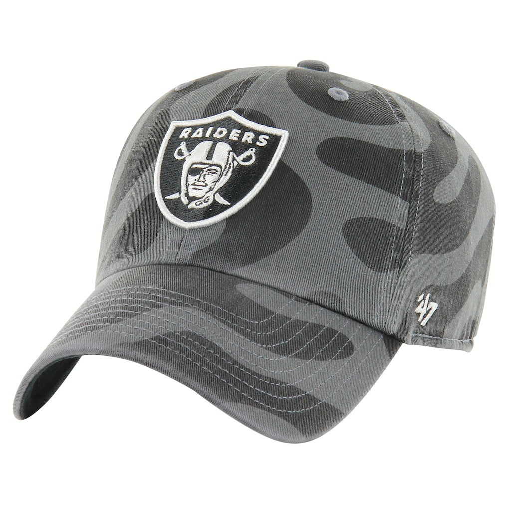 Las Vegas Raiders '47 Women's Freeform Clean Up Adjustable Hat Charcoal