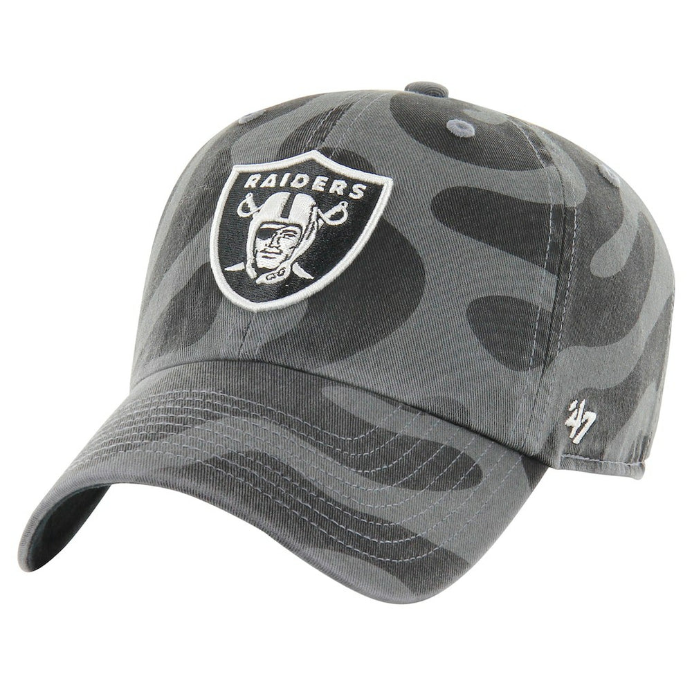 Las Vegas Raiders '47 Women's Freeform Clean Up Adjustable Hat Charcoal