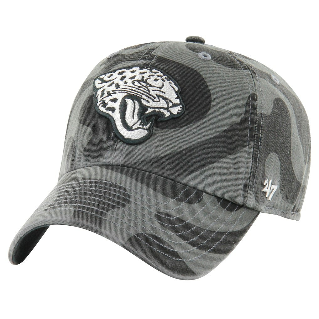 Jacksonville Jaguars '47 Women's Freeform Clean Up Adjustable Hat Charcoal