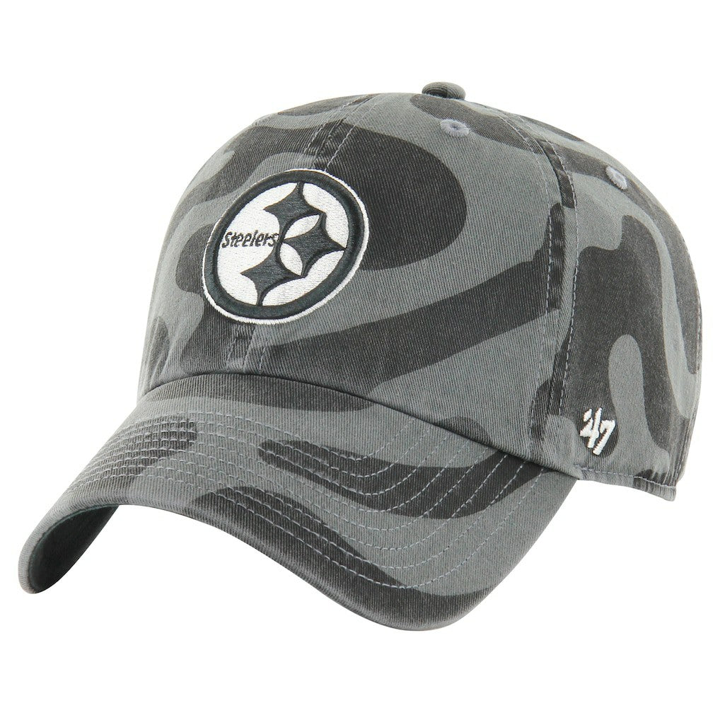 Pittsburgh Steelers '47 Women's Freeform Clean Up Adjustable Hat Charcoal