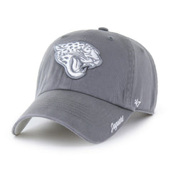 Jacksonville Jaguars '47 Women's Luminance Cheer Clean Up Adjustable Hat Gray