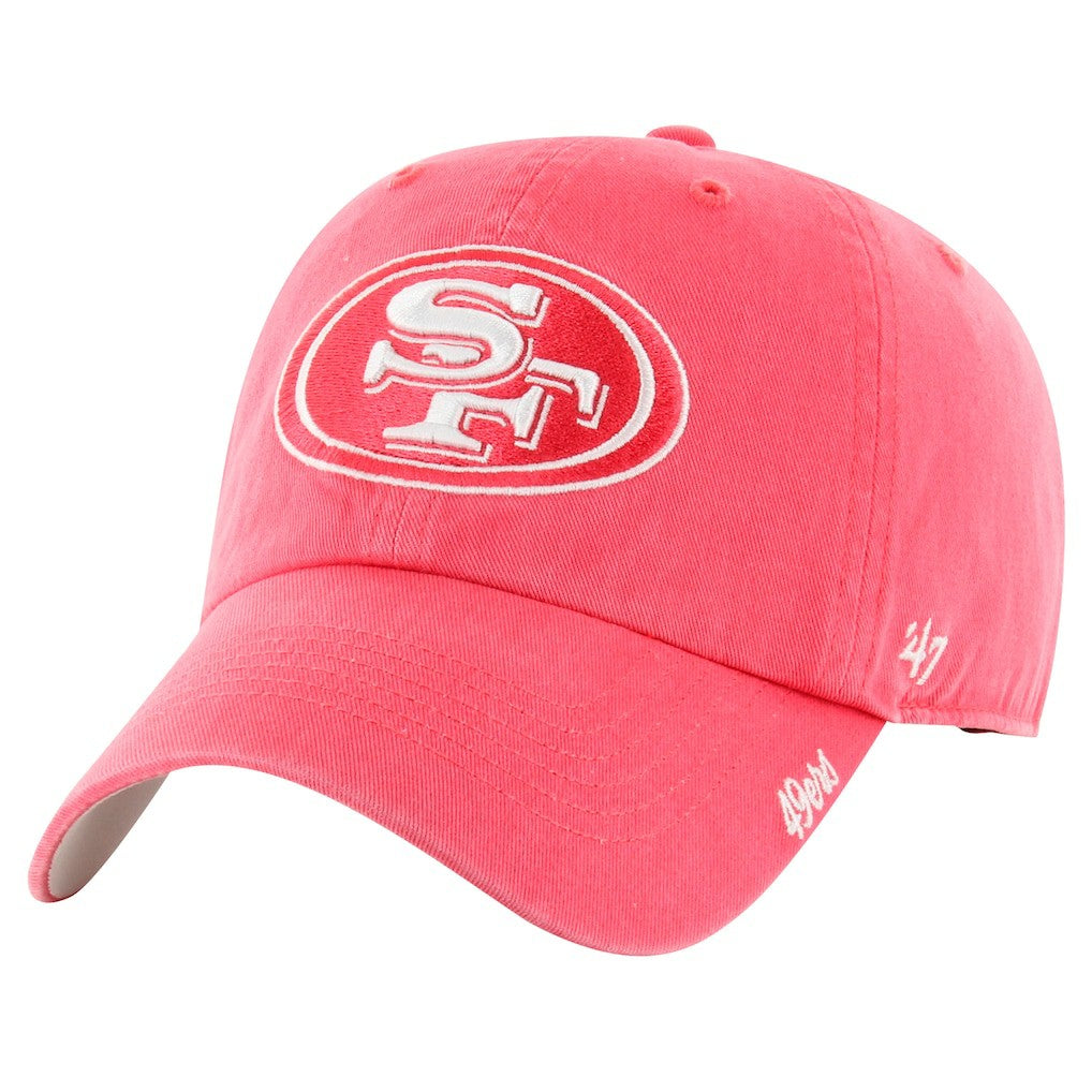 San Francisco 49ers '47 Women's Luminance Cheer Clean Up Adjustable Hat Scarlet