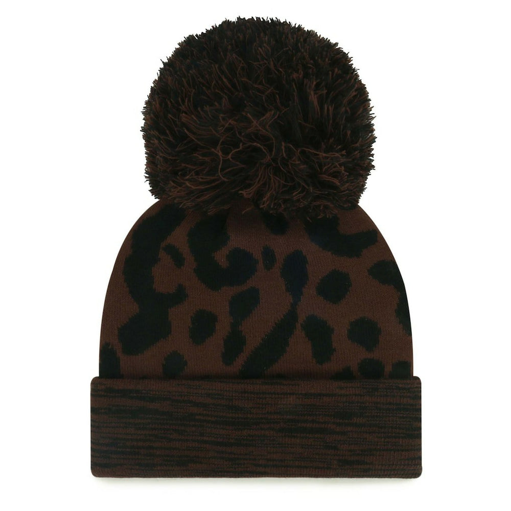 Minnesota Vikings '47 Women's Cacao Cuffed Knit Hat with Pom Brown