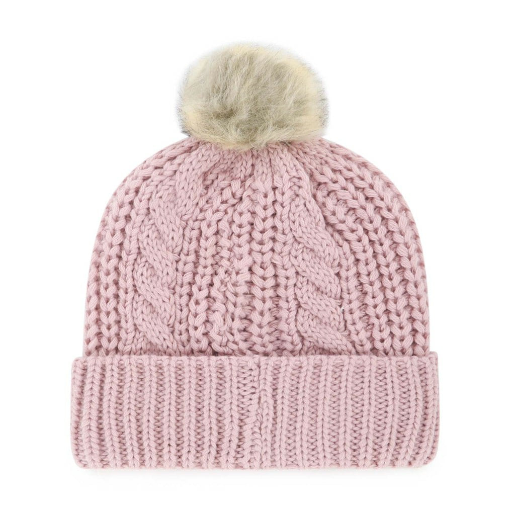 Jacksonville Jaguars '47 Women's Meeko Cuffed Knit Hat with Pom Dusty Rose