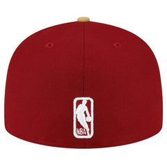 Cleveland Cavaliers 2-Tone 59FIFTY Fitted Hat Wine/Gold