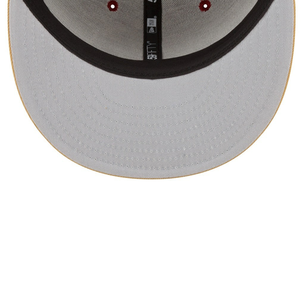 Cleveland Cavaliers 2-Tone 59FIFTY Fitted Hat Wine/Gold