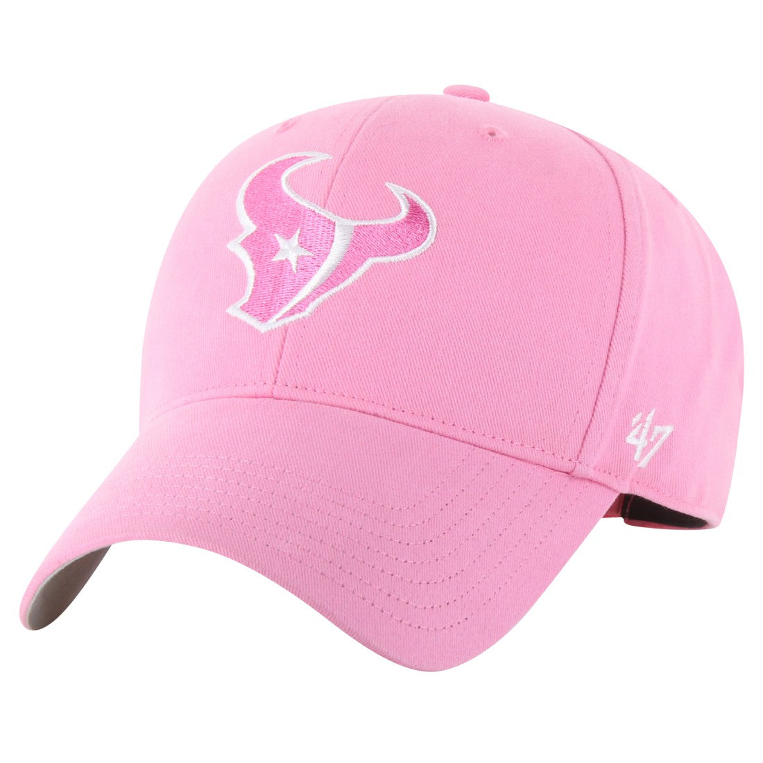Houston Texans '47 Girls Youth Rose MVP Adjustable Hat Pink