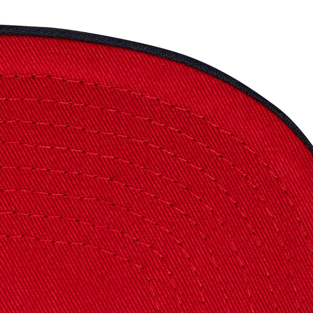 Atlanta Braves Mitchell & Ness Team Tagged Snapback Hat - Navy Hats