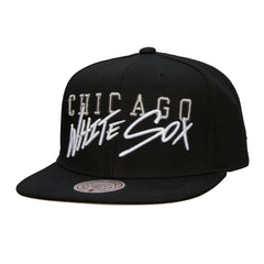 Chicago White Sox Mitchell & Ness Team Tagged Snapback Hat - Black Hats
