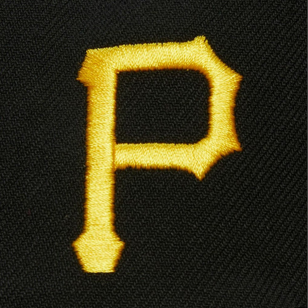 Pittsburgh Pirates Mitchell & Ness Team Tagged Snapback Hat - Black Hats