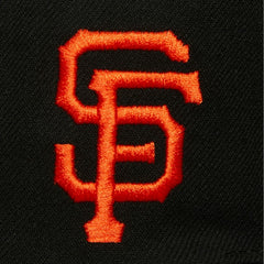 San Francisco Giants Mitchell & Ness Team Tagged Snapback Hat - Black Hats