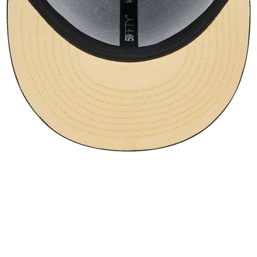 Cincinnati Reds New Era 59FIFTY Day Allover Fitted Hat - Black Hats