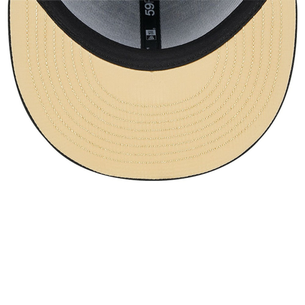 Athletics New Era 59FIFTY Day Allover Fitted Hat - Black Hats