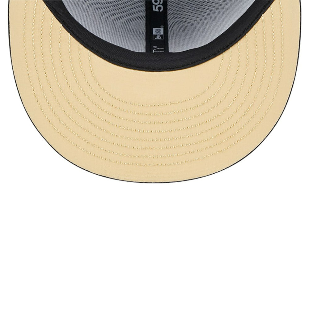 Detroit Tigers New Era 59FIFTY Day Allover Fitted Hat - Black Hats