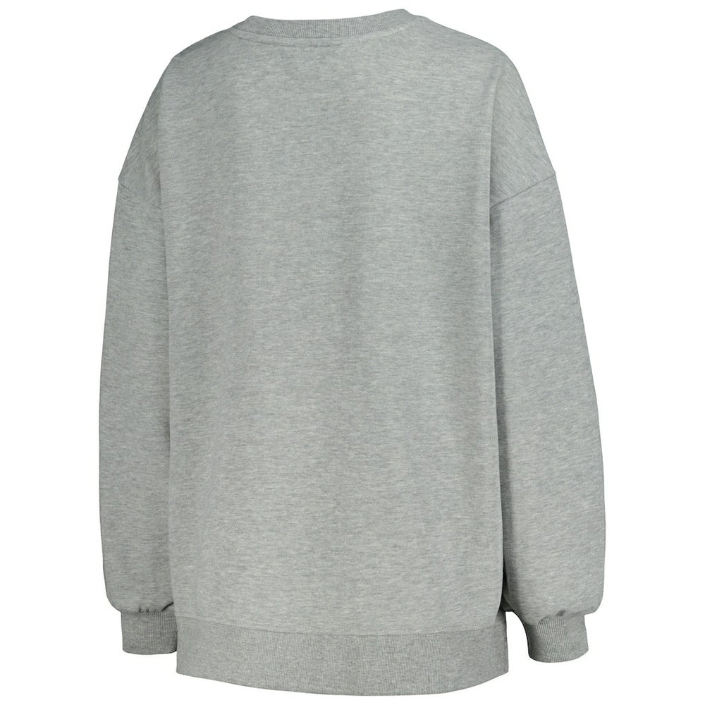 Cincinnati Bengals DKNY Sport Women's Penelope Pullover Sweatshirt Heather Charcoal
