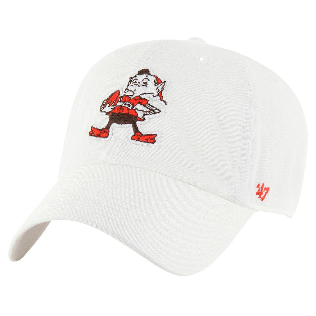 Cleveland Browns '47 Clean Up Adjustable Hat White