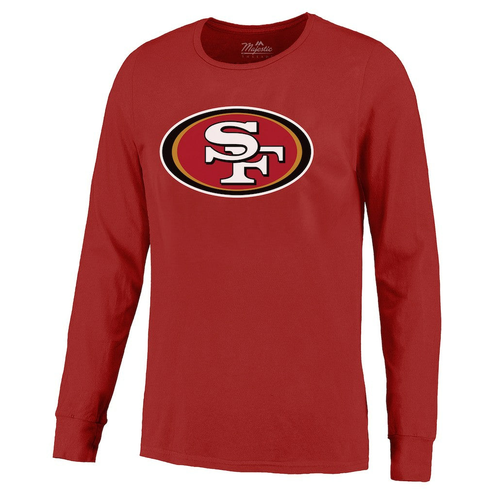 Brock Purdy San Francisco 49ers Majestic Threads Name & Number Long Sleeve T-Shirt Scarlet