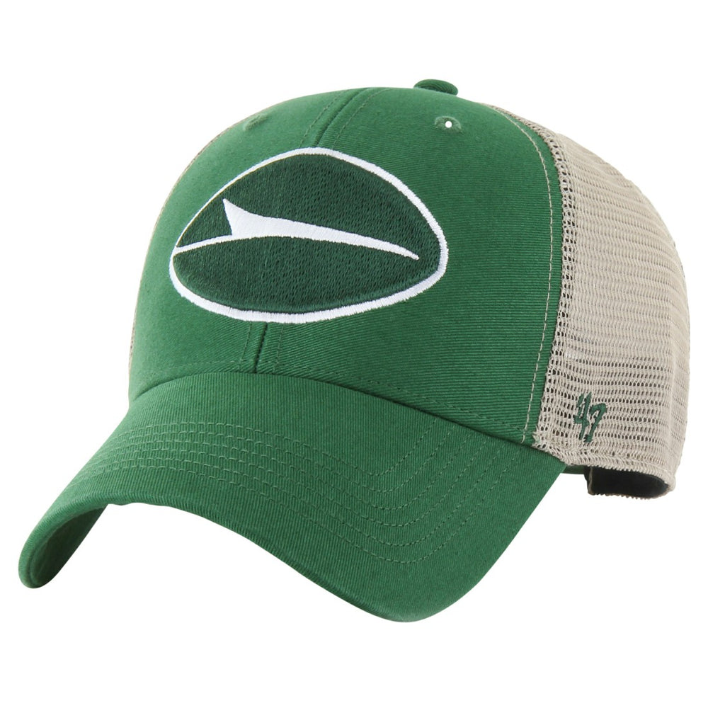 New York Jets '47 Flagship MVP Trucker Adjustable Hat Kelly Green/Natural