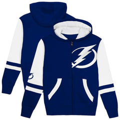 NHL Tampa Bay Lightning Preschool Face Off Full-Zip Hoodie - Blue