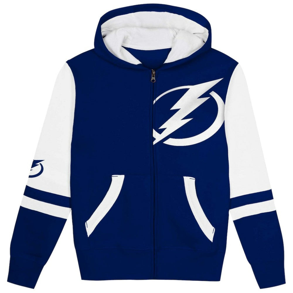 NHL Tampa Bay Lightning Preschool Face Off Full-Zip Hoodie - Blue