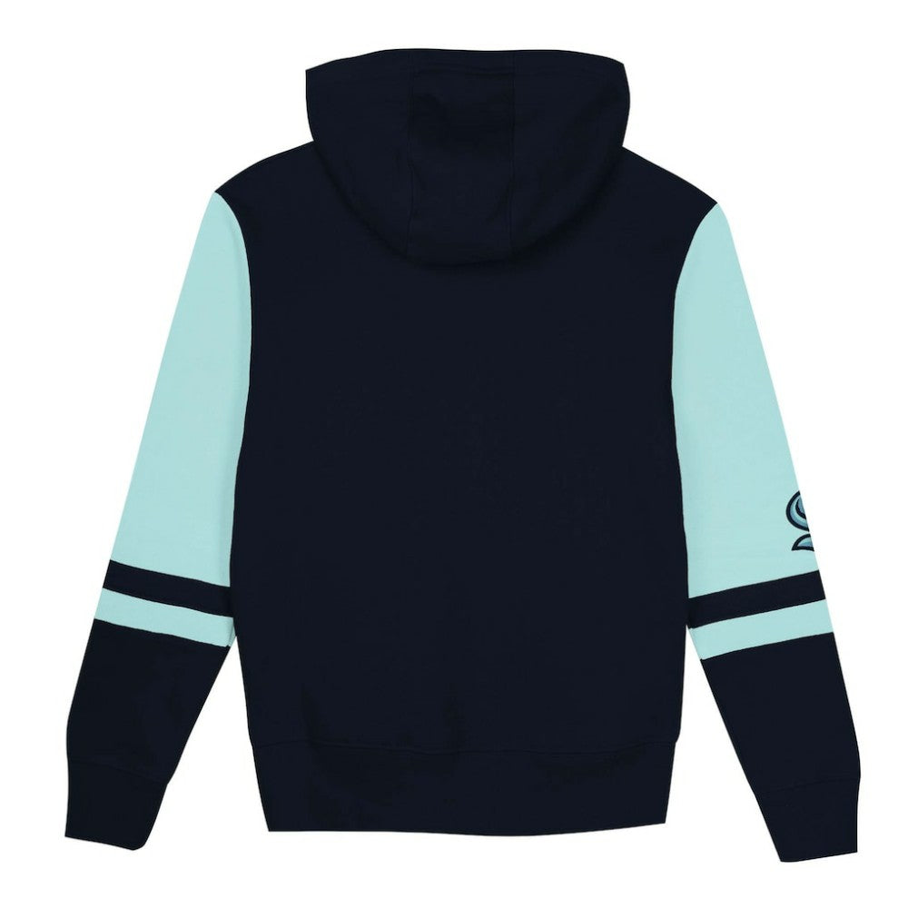 NHL Seattle Kraken Preschool Face Off Full-Zip Hoodie - Navy