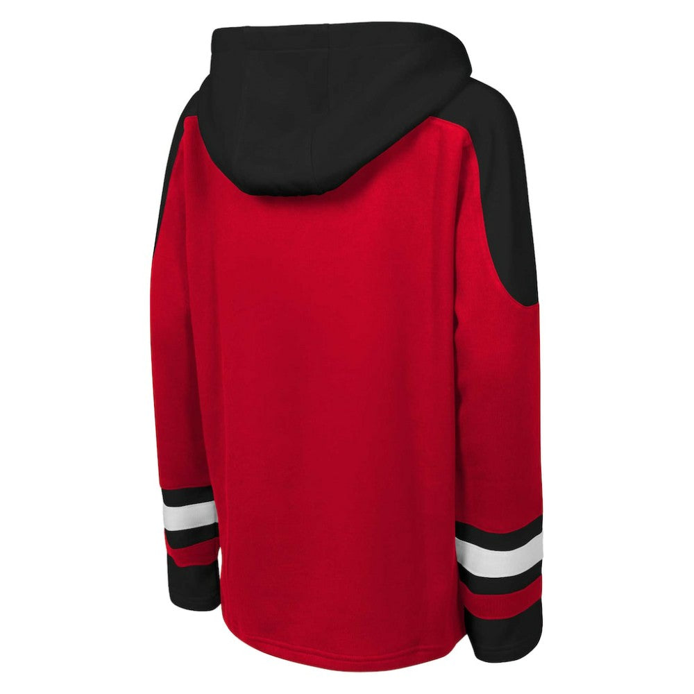NHL New Jersey Devils Youth Ageless Must Have Home V-Neck Pullover Hoodie - Red