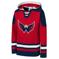 NHL Washington Capitals Youth Ageless Must Have Home V-Neck Pullover Hoodie - Red