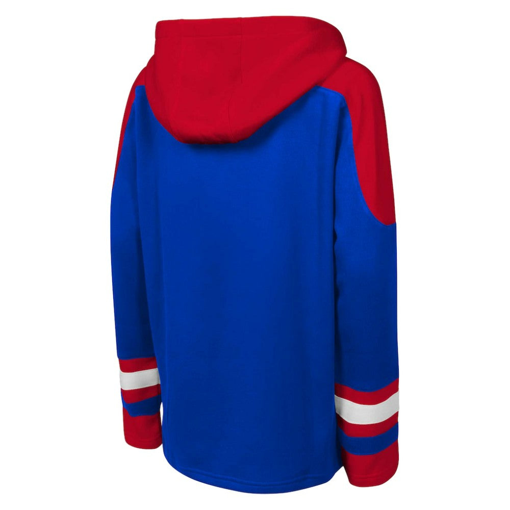 NHL New York Rangers Youth Ageless Must Have Home V-Neck Pullover Hoodie - Blue
