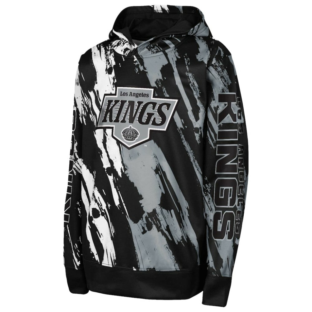 NHL Los Angeles Kings Youth Master Snipe Pullover Hoodie - Black